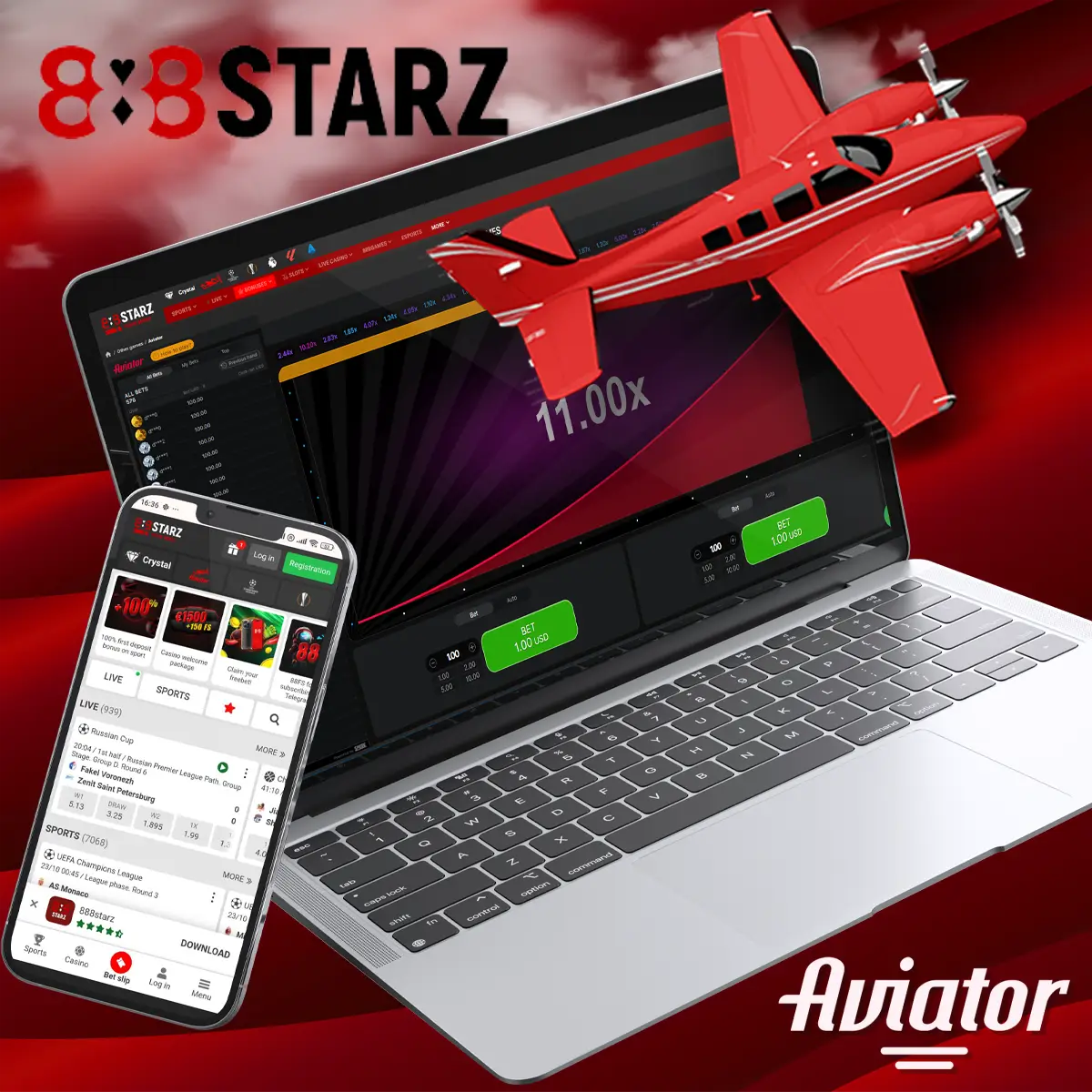 Aviator 888starz review